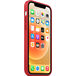 Задняя накладка для iPhone 12/12 Pro (6.1) MagSafe красная Silicone Case Apple - Цифрус