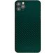 Задняя накладка для iPhone 12/12Pro зеленая Air Carbon пластик - Цифрус