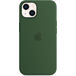 Задняя накладка для iPhone 13 MagSafe Silicone Case зеленый клевер - Цифрус
