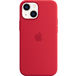 Задняя накладка для iPhone 13 Mini MagSafe Silicone Case красная - Цифрус