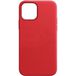 Задняя накладка для iPhone 13 Pro MagSafe кожа красная - Цифрус