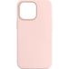 Задняя накладка для iPhone 13 Pro Max Magnet кожа розовая - Цифрус