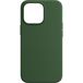 Задняя накладка для iPhone 13 Pro Max MagSafe Silicone Case зеленый клевер - Цифрус