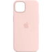 Задняя накладка для iPhone 13 Pro Max Silicone Case Chalk Pink - Цифрус