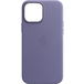 Задняя накладка для iPhone 14 MagSafe лаванда кожа - Цифрус