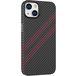 Задняя накладка для iPhone 14 Plus черно-красная Gave slim protective case - Цифрус