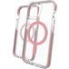 Задняя накладка для iPhone 14 Plus MagSafe прозрачная с розовым Santa Cruz Snap ZAGG - Цифрус