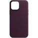 Задняя накладка для iPhone 14 Pro MagSafe фиолетовая кожа - Цифрус