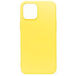 Задняя накладка для iPhone 14 Pro Max MagSafe Silicone Case желтая - Цифрус