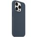 - iPhone 15 Pro Max 6.7 Silicone Case MagSafe Storm Blue - 