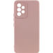 Задняя накладка для Samsung A73 розовая Nano силикон с защитой для камеры - Цифрус