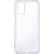 Задняя накладка для Samsung Galaxy A03S прозрачная силикон - Цифрус