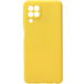 Задняя накладка для Samsung Galaxy A22/M22/M32 желтая Nano силикон с закрытой камерой - Цифрус