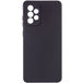 Задняя накладка для Samsung Galaxy A52 черная Nano силикон с закрытой камерой - Цифрус