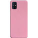 Задняя накладка для Samsung Galaxy M51 розовая силикон - Цифрус