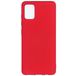 Задняя накладка для Samsung Galaxy S10 Lite/A91 красная силикон - Цифрус