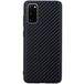 Задняя накладка для Samsung Galaxy S20+ черная карбон - Цифрус