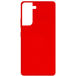 Задняя накладка для Samsung Galaxy S21+ красная NANO силикон - Цифрус