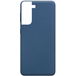 Задняя накладка для Samsung Galaxy S22 темно-синяя Nano силикон - Цифрус