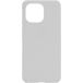 Задняя накладка для Xiaomi Mi11 белая Silicon Cover - Цифрус