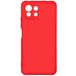 Задняя накладка для Xiaomi Mi11 красная силикон с закрытой камерой - Цифрус
