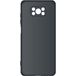 Задняя накладка для Xiaomi Poco X3 черная Nano силикон - Цифрус