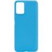 Задняя накладка для Xiaomi Poco X3 GT голубая Nano силикон - Цифрус