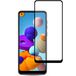 Защитное стекло для Samsung Galaxy A21/A21S 3D черное ПОЛНОЕ - Цифрус